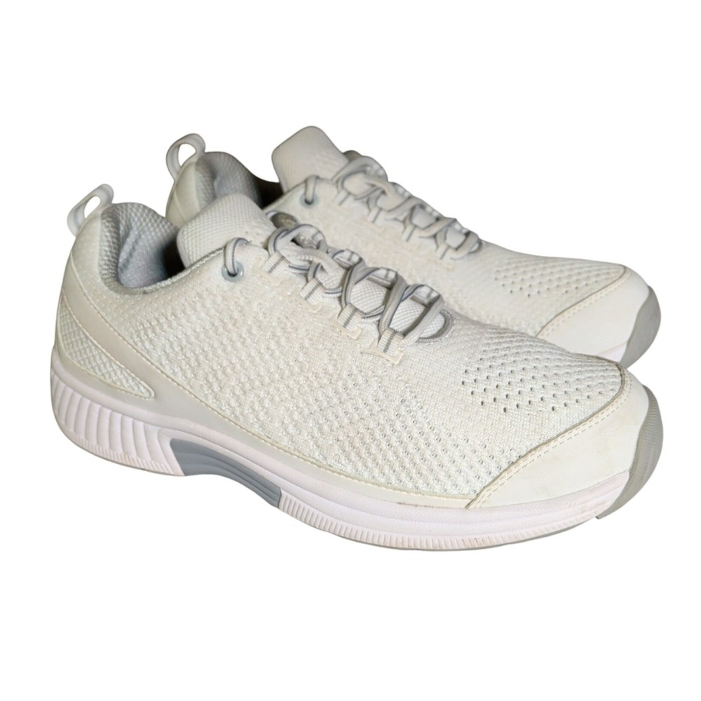 Orthofeet Coral Shoes Womens Size 9.5B Medium White Walking Running Sneakers 988
